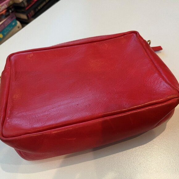 Clare V Midi Sac (Cherry Red) - NO STRAP INCLUDED - Picture 6 of 7